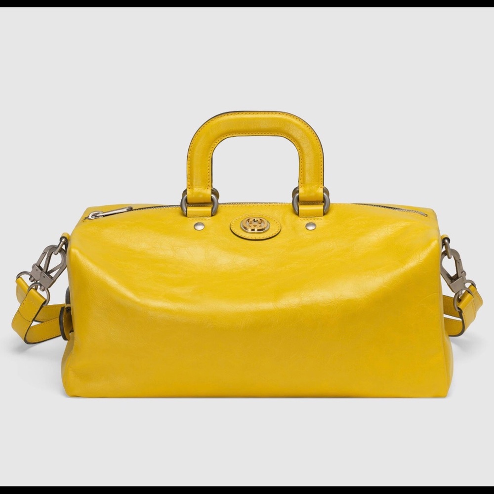 Gucci Soft Leather Pack Yellow